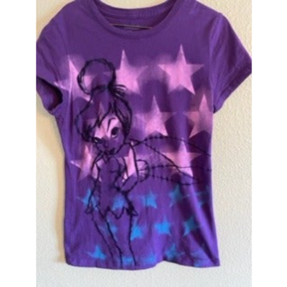 Tinkerbell Shirt JR size large & Mickey Shirt JR sized large - Picture 1 of 4